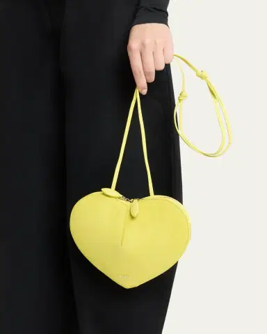 Alaïa Le Coeur Crossbody Bag in Suede | Thumbnail 2 Alaïa Le Coeur Crossbody Bag in Suede | Thumbnail 2