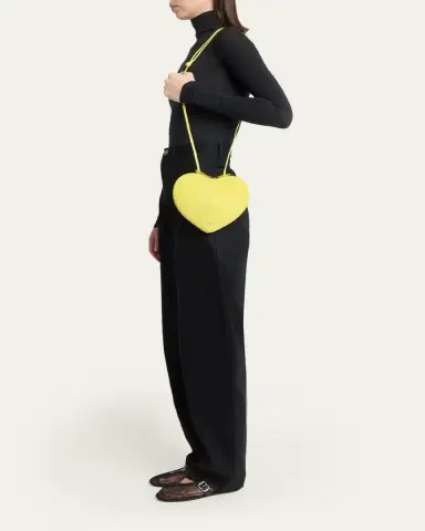 Alaïa Le Coeur Crossbody Bag in Suede | Thumbnail 5 Alaïa Le Coeur Crossbody Bag in Suede | Thumbnail 5