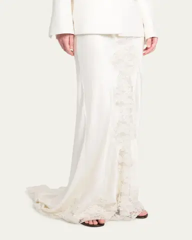 TWP Lace Silk Maxi Skirt | Thumbnail 4