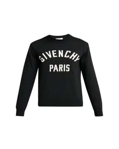 Givenchy Men's Logo Cotton-Blend Crewneck Sweater | Thumbnail 1