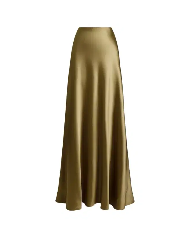 Masina Stretch Satin Skirt