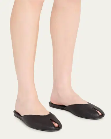 Jude Date Leather Peep-Toe Flats | Thumbnail 2 Jude Date Leather Peep-Toe Flats | Thumbnail 2