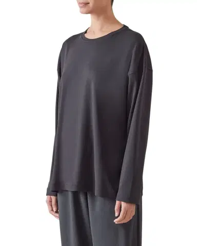 Eskandar Long-Sleeve Pima Cotton Top | Thumbnail 1 Eskandar Long-Sleeve Pima Cotton Top | Thumbnail 1