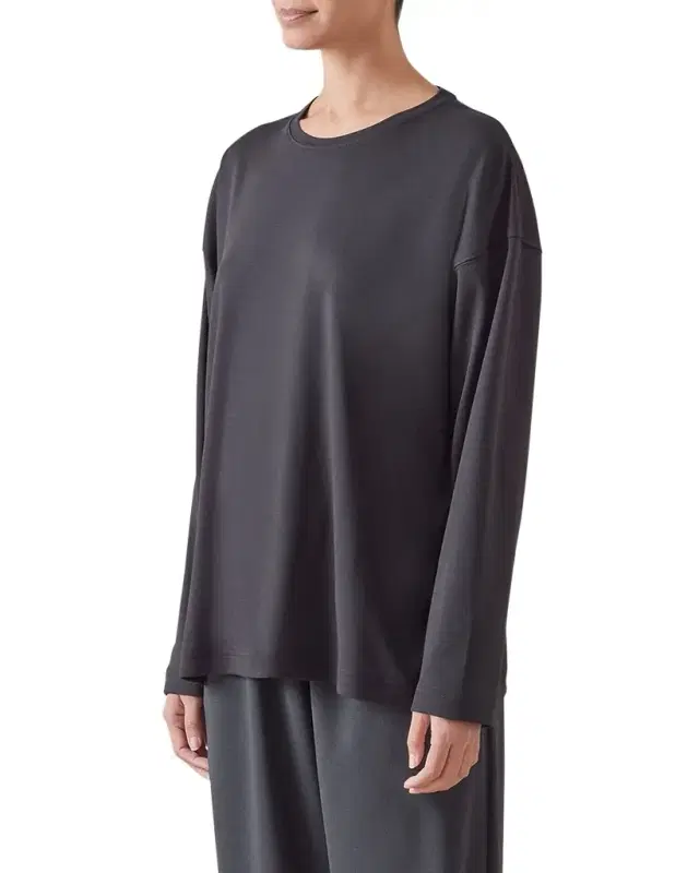 Long-Sleeve Pima Cotton Top