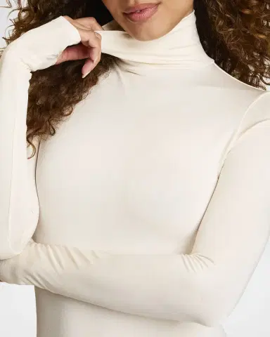Commando Prima Ballet Turtleneck Microfiber Bodysuit | Thumbnail 3