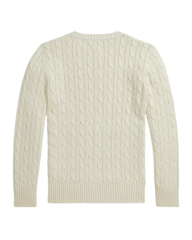 Boy 's Combed Cotton Long-Sleeve Sweater, Size S-XL