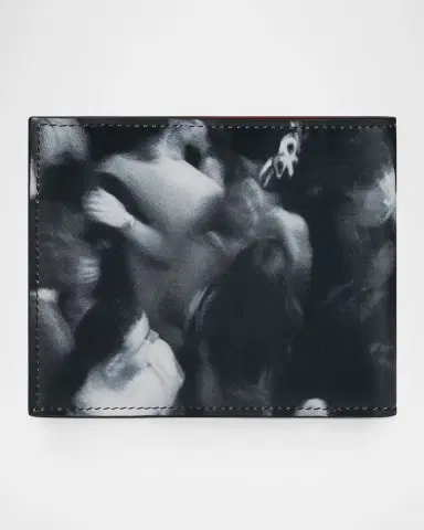 Christian Louboutin Men's Canopy Printed Leather Bifold Wallet | Thumbnail 2 Christian Louboutin Men's Canopy Printed Leather Bifold Wallet | Thumbnail 2
