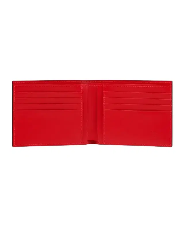 Christian Louboutin Men 's Canopy Printed Leather Bifold Wallet