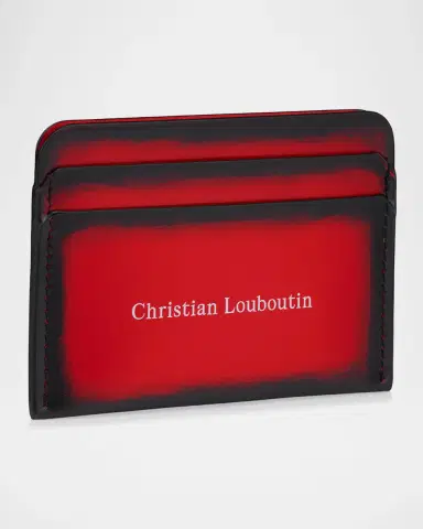 Christian Louboutin Men's Canopy Card Holder in Brushed Leather | Thumbnail 3 Christian Louboutin Men's Canopy Card Holder in Brushed Leather | Thumbnail 3