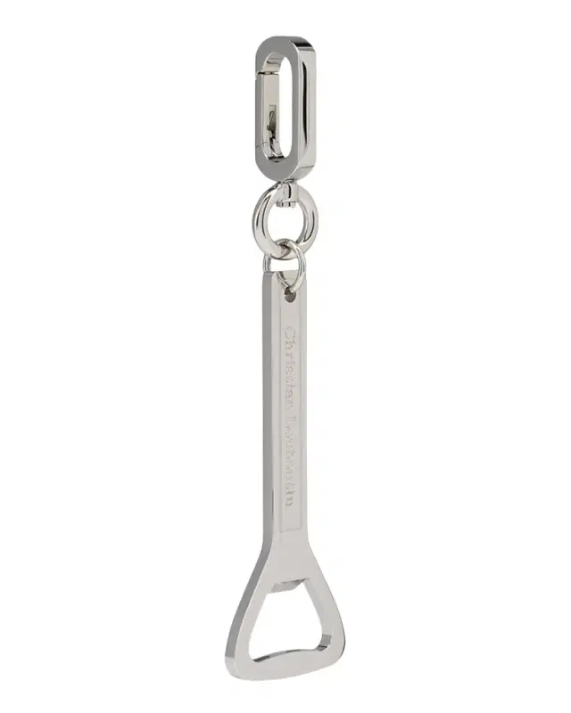 Men 's Cl Logo-Engraved Brass Bottle Opener Keyring