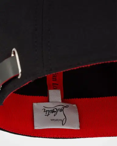 Christian Louboutin Men's Neo CL Canvas Baseball Cap | Thumbnail 2 Christian Louboutin Men's Neo CL Canvas Baseball Cap | Thumbnail 2