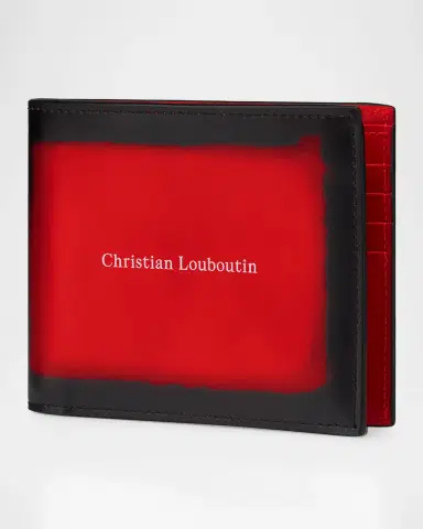 Christian Louboutin Men's Canopy Bifold Wallet in Brushed Leather | Thumbnail 3 Christian Louboutin Men's Canopy Bifold Wallet in Brushed Leather | Thumbnail 3