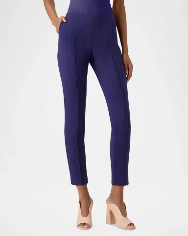 Akris Melissa Stretch Techno Cotton Slim-Fit Pants | Thumbnail 3
