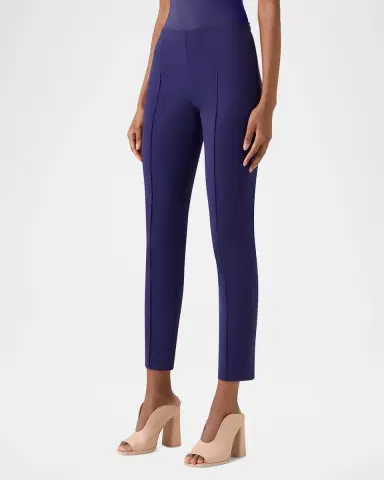 Akris Melissa Stretch Techno Cotton Slim-Fit Pants | Thumbnail 5