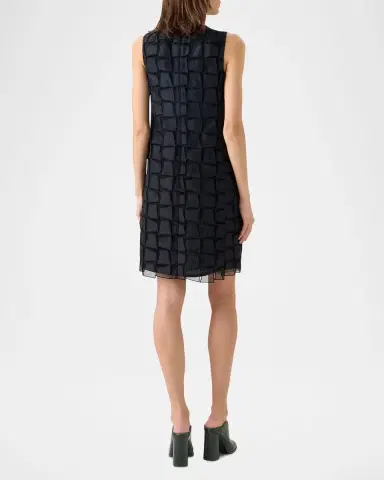 Akris Embroidered Organza Sheath Dress | Thumbnail 2 Akris Embroidered Organza Sheath Dress | Thumbnail 2