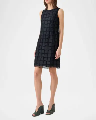Akris Embroidered Organza Sheath Dress | Thumbnail 5 Akris Embroidered Organza Sheath Dress | Thumbnail 5