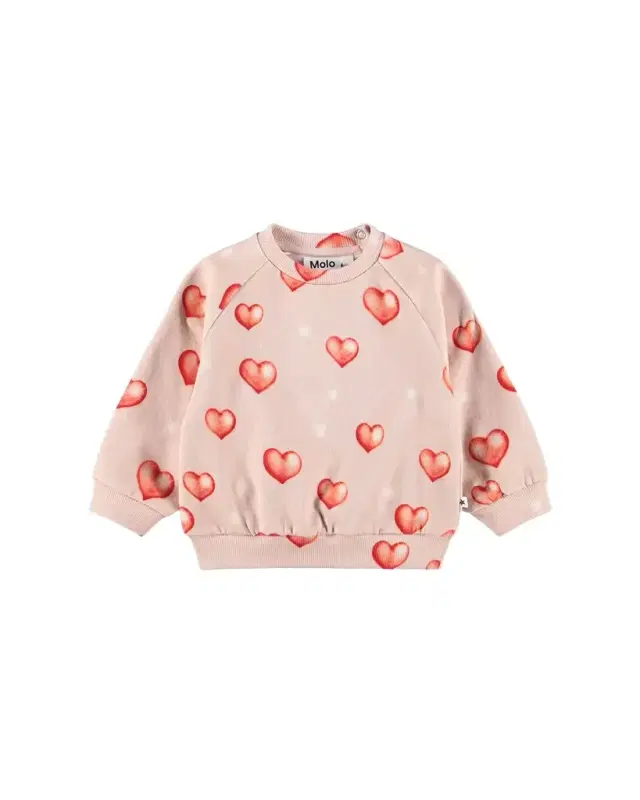 Molo Girl 's Disc Organic Cotton Sweatshirt, Size -2