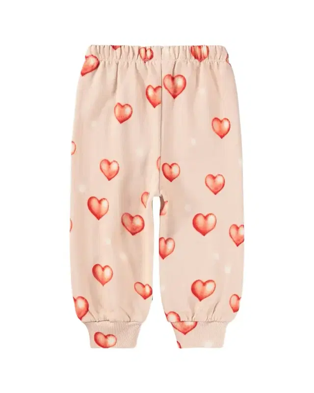 Girl 's Simeon Heart Organic Cotton Pants, Size -2
