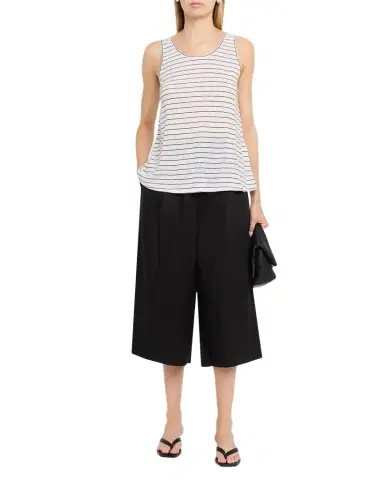 Eileen Fisher Striped Organic Linen Knit Tank Top | Thumbnail 1 Eileen Fisher Striped Organic Linen Knit Tank Top | Thumbnail 1
