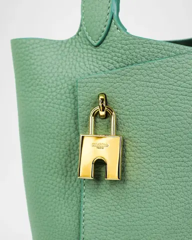 Michino Paris Etoile Mini Padlock-Embellished Leather Top-Handle Bag | Thumbnail 3 Michino Paris Etoile Mini Padlock-Embellished Leather Top-Handle Bag | Thumbnail 3