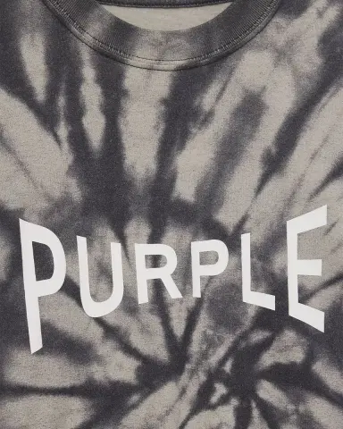 Purple Kids Boy 's Logo Tie-Dye Cotton T-Shirt, Size 4- | Thumbnail 2