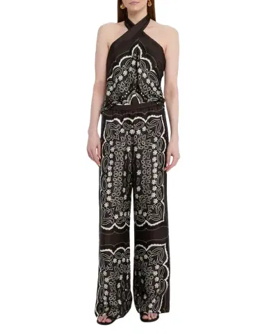 Nili Lotan Solal Silk Halter Top | Thumbnail 1 Nili Lotan Solal Silk Halter Top | Thumbnail 1