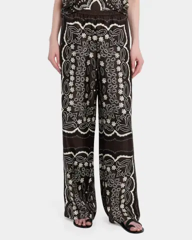 Nili Lotan Morgan Silk Pants | Thumbnail 3 Nili Lotan Morgan Silk Pants | Thumbnail 3