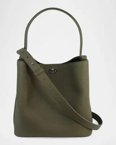 Michino Paris Odeon PM Grain Leather Bucket Bag | Thumbnail 5 Michino Paris Odeon PM Grain Leather Bucket Bag | Thumbnail 5