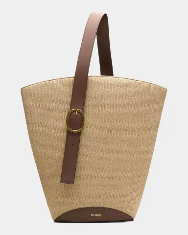 NEOUS Apehli Raffia-Leather Tote Bag | Thumbnail 3 NEOUS Apehli Raffia-Leather Tote Bag | Thumbnail 3