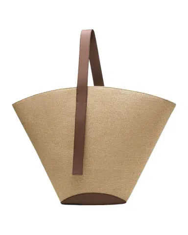 NEOUS Apehli Raffia-Leather Tote Bag | Thumbnail 1 NEOUS Apehli Raffia-Leather Tote Bag | Thumbnail 1