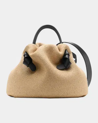 NEOUS Taurus 2.0 Raffia-Leather Top Handle Bag | Thumbnail 3 NEOUS Taurus 2.0 Raffia-Leather Top Handle Bag | Thumbnail 3