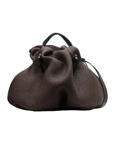 NEOUS Taurus Dumpling Raffia-Leather Tote Bag | Thumbnail 1 NEOUS Taurus Dumpling Raffia-Leather Tote Bag | Thumbnail 1