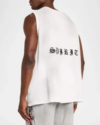 Alchemist Men's Cotton Waffle-Knit Thermal Tank Top | Thumbnail 2