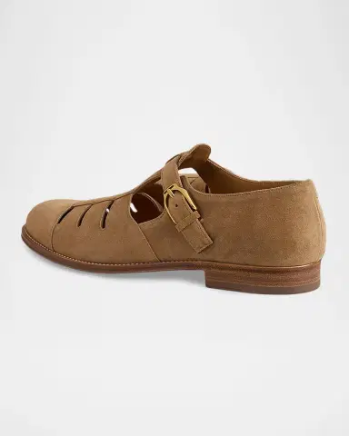 Ralph Lauren Purple Label Calf-Suede Fisherman Sandal | Thumbnail 2 Ralph Lauren Purple Label Calf-Suede Fisherman Sandal | Thumbnail 2