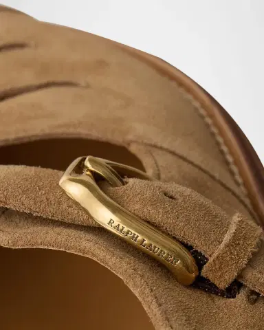 Ralph Lauren Purple Label Calf-Suede Fisherman Sandal | Thumbnail 5 Ralph Lauren Purple Label Calf-Suede Fisherman Sandal | Thumbnail 5
