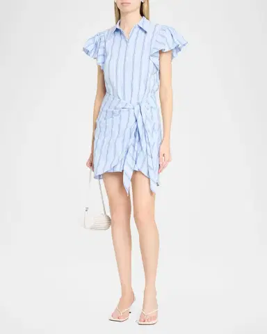 Cinq à Sept Charmine Stripe Shirtdress | Thumbnail 3 Cinq à Sept Charmine Stripe Shirtdress | Thumbnail 3