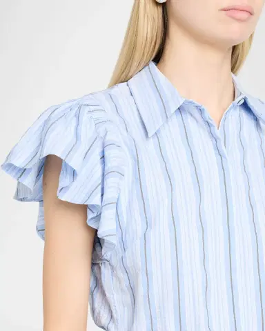 Cinq à Sept Charmine Stripe Shirtdress | Thumbnail 4 Cinq à Sept Charmine Stripe Shirtdress | Thumbnail 4