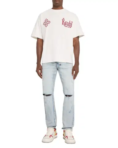 Ksubi Men's Paise Ekcess Graphic Cotton T-Shirt | Thumbnail 1 Ksubi Men's Paise Ekcess Graphic Cotton T-Shirt | Thumbnail 1