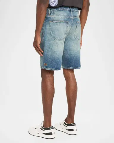 Ksubi Men's Anti-K Whiskered Denim Shorts | Thumbnail 2