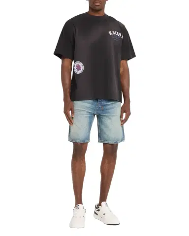 Ksubi Men's Anti-K Whiskered Denim Shorts | Thumbnail 1