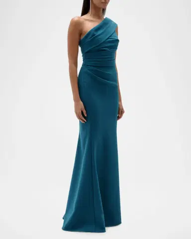 Amsale Strapless Floral Ankle-Length Dress | Thumbnail 5 Amsale Strapless Floral Ankle-Length Dress | Thumbnail 5