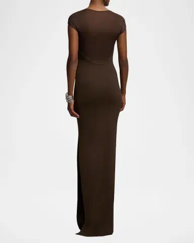 Ralph Lauren Collection Matte Jersey Maxi Dress | Thumbnail 2