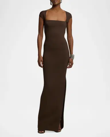 Ralph Lauren Collection Matte Jersey Maxi Dress | Thumbnail 3