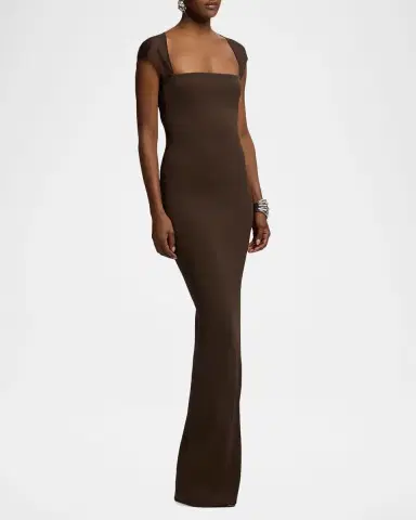 Ralph Lauren Collection Matte Jersey Maxi Dress | Thumbnail 5