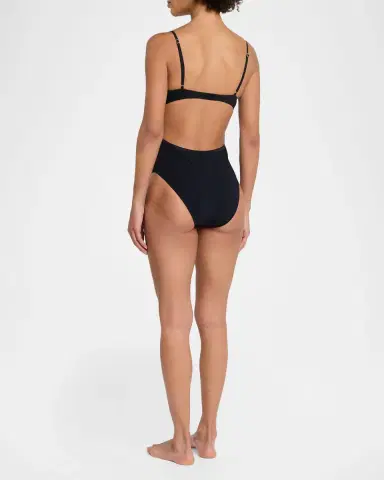 Zimmermann Mahon Trim Detail One-Piece Swimsuit | Thumbnail 2 Zimmermann Mahon Trim Detail One-Piece Swimsuit | Thumbnail 2
