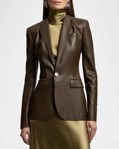 Ralph Lauren Collection Parker Lambskin Jacket | Thumbnail 3 Ralph Lauren Collection Parker Lambskin Jacket | Thumbnail 3