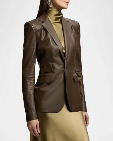 Ralph Lauren Collection Parker Lambskin Jacket | Thumbnail 5 Ralph Lauren Collection Parker Lambskin Jacket | Thumbnail 5