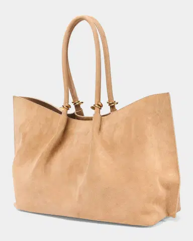 Simkhai Devon Pinched Suede Tote Bag | Thumbnail 3