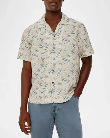 Rails Men 's Rhodes Floral Camp Shirt | Thumbnail 3