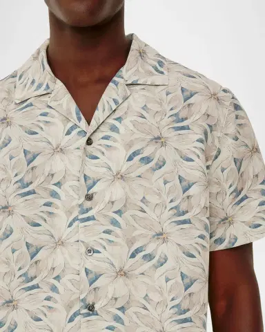 Rails Men 's Rhodes Floral Camp Shirt | Thumbnail 4